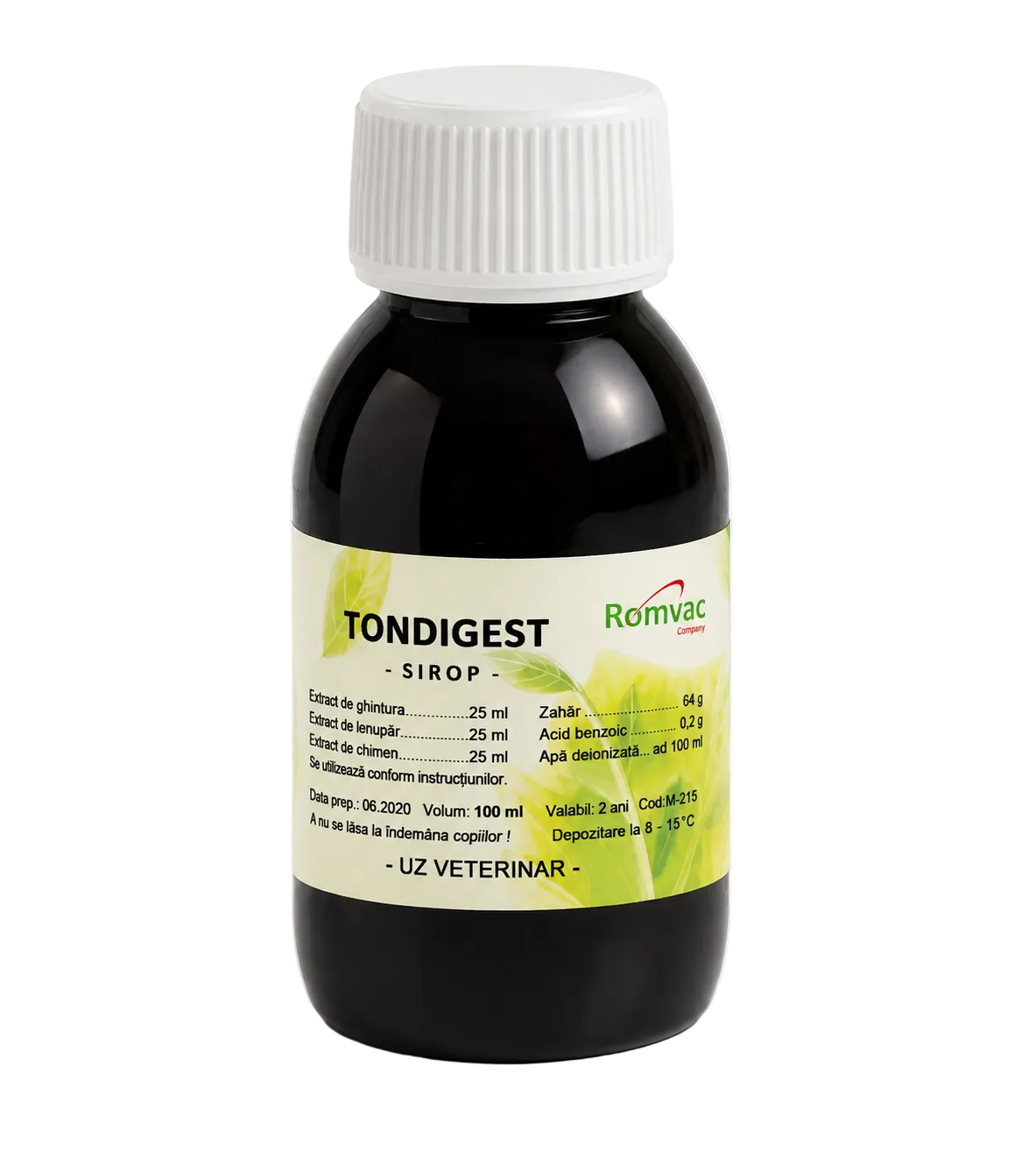 Tondigest sirupas šunų ir kačių virškinimui bei apetitui, 100 ml