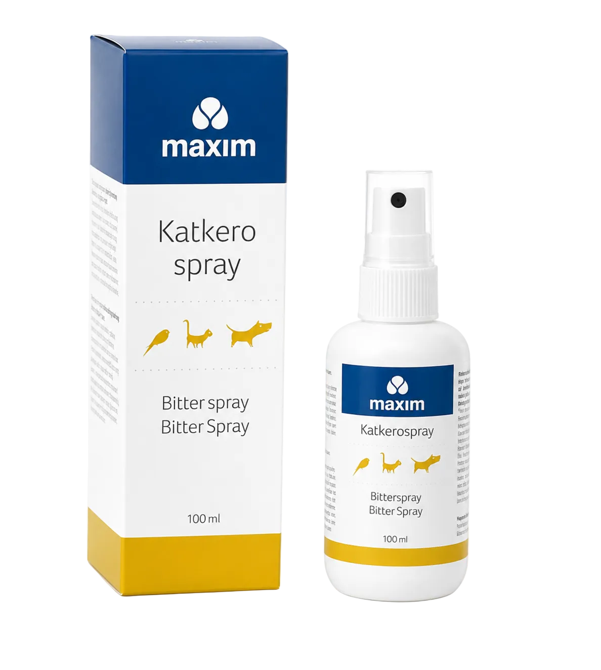 Maxim Bitter Spray purškalas nuo laižymo ir kramtymo šunims, katėms ir kt. gyvūnams, 100 ml