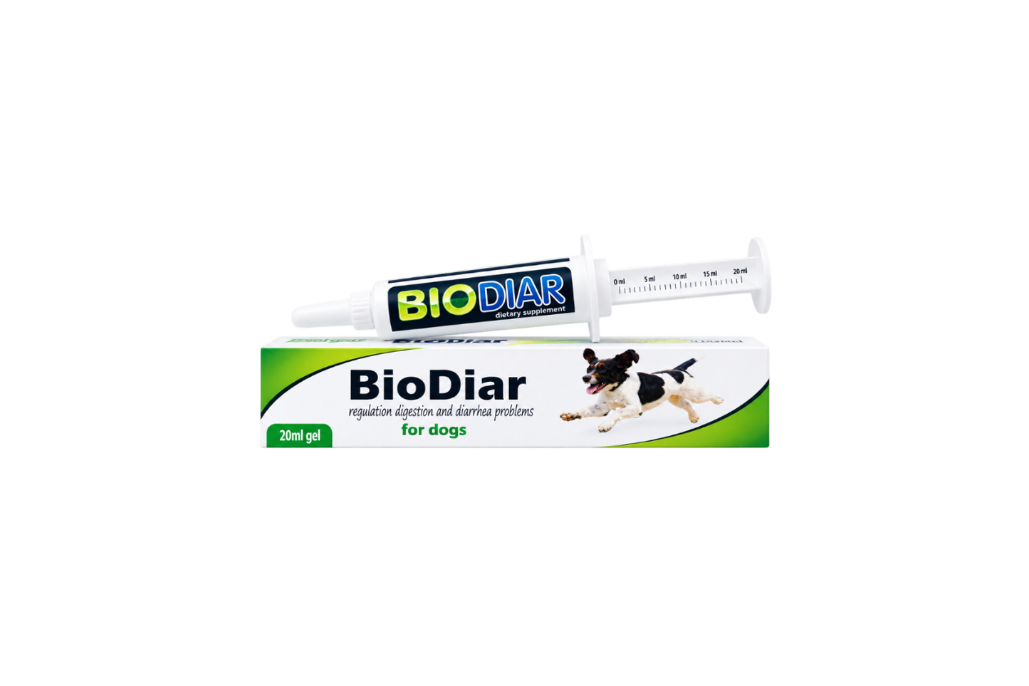 VetPlanet BioDiar Gel pašaro papildas šunims esant viduriavimui, 20 ml