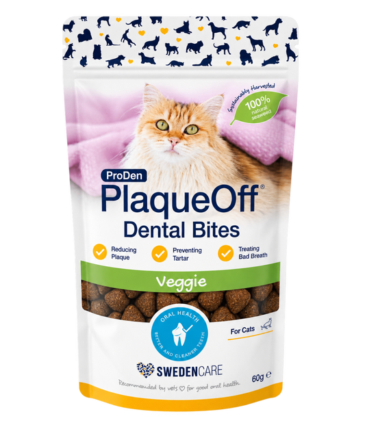 ProDen PlaqueOff Dental Bites skanėstai kačių burnos higienai 60 g