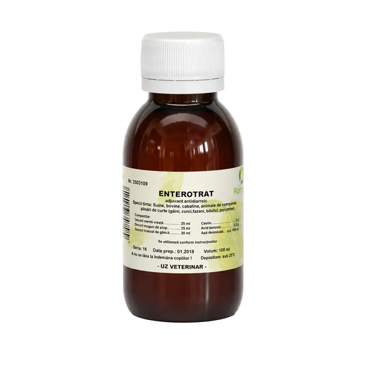 Enterotrat – papildas nuo viduriavimo šunims ir katėms, 100 ml