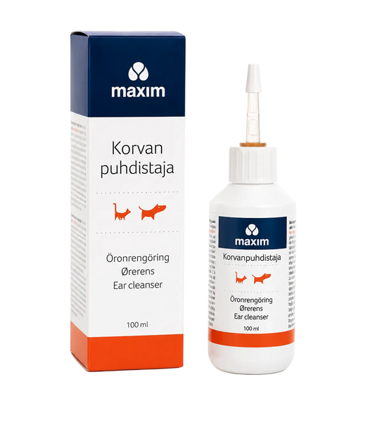 MAXIM ausų valiklis šunims ir katėms, 100 ml