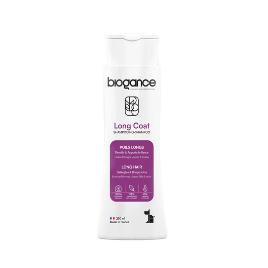 Šampūnas ilgam kailiui Biogance "Long Coat" Shampoo, 250 ml